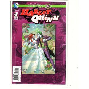 Harley Quinn Futures End no. 1 DC Comics Lenticular Wedding Cover Issue
